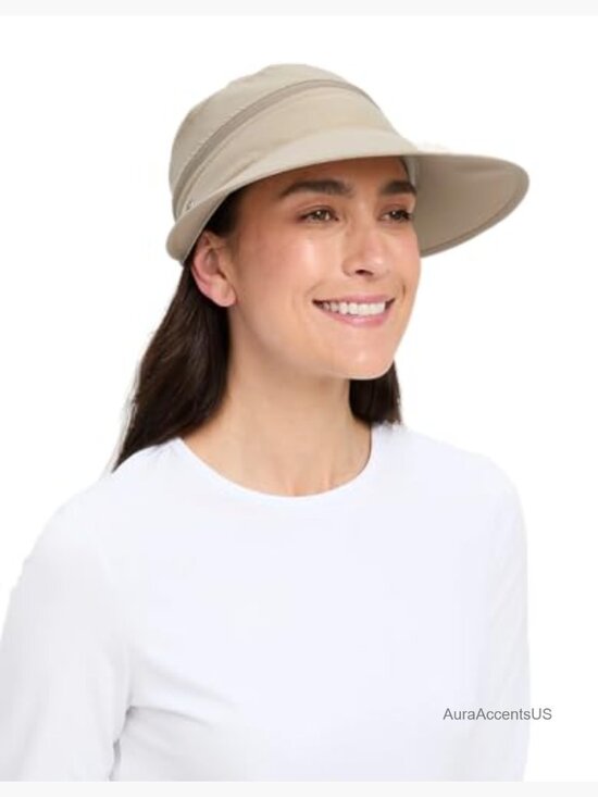 UPF 50+ Sun Visor Hat 2-in-1 Convertible Adjustable Lightweight Packable main image 7